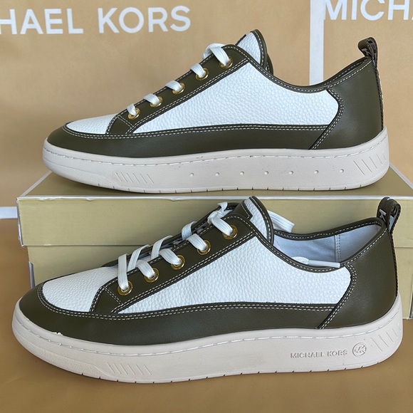 MICHAEL KORS
SHEA LACE UP
FAUX LEATHER
49F3SHFSIL
OLIVE
NEW - Picture 8 of 16